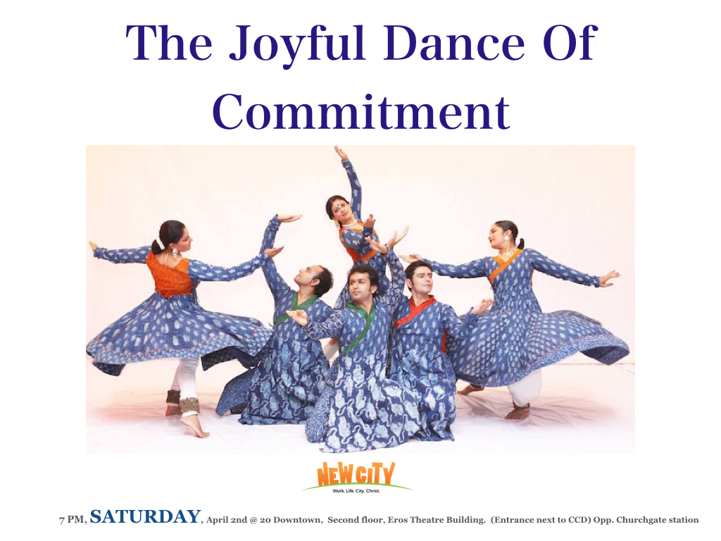 The Joyful Dance Of Commitment - Ajitha Anand Image