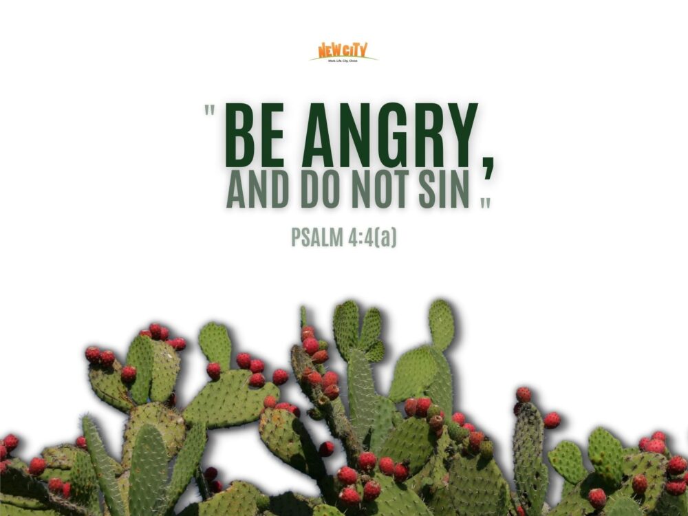 Be Angry And Do Not Sin