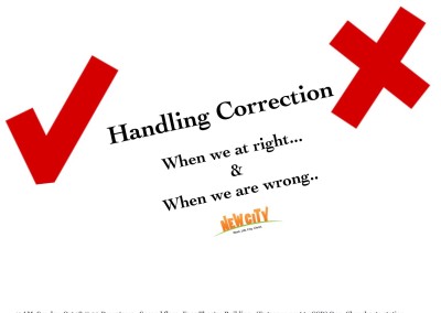 Handling Correction