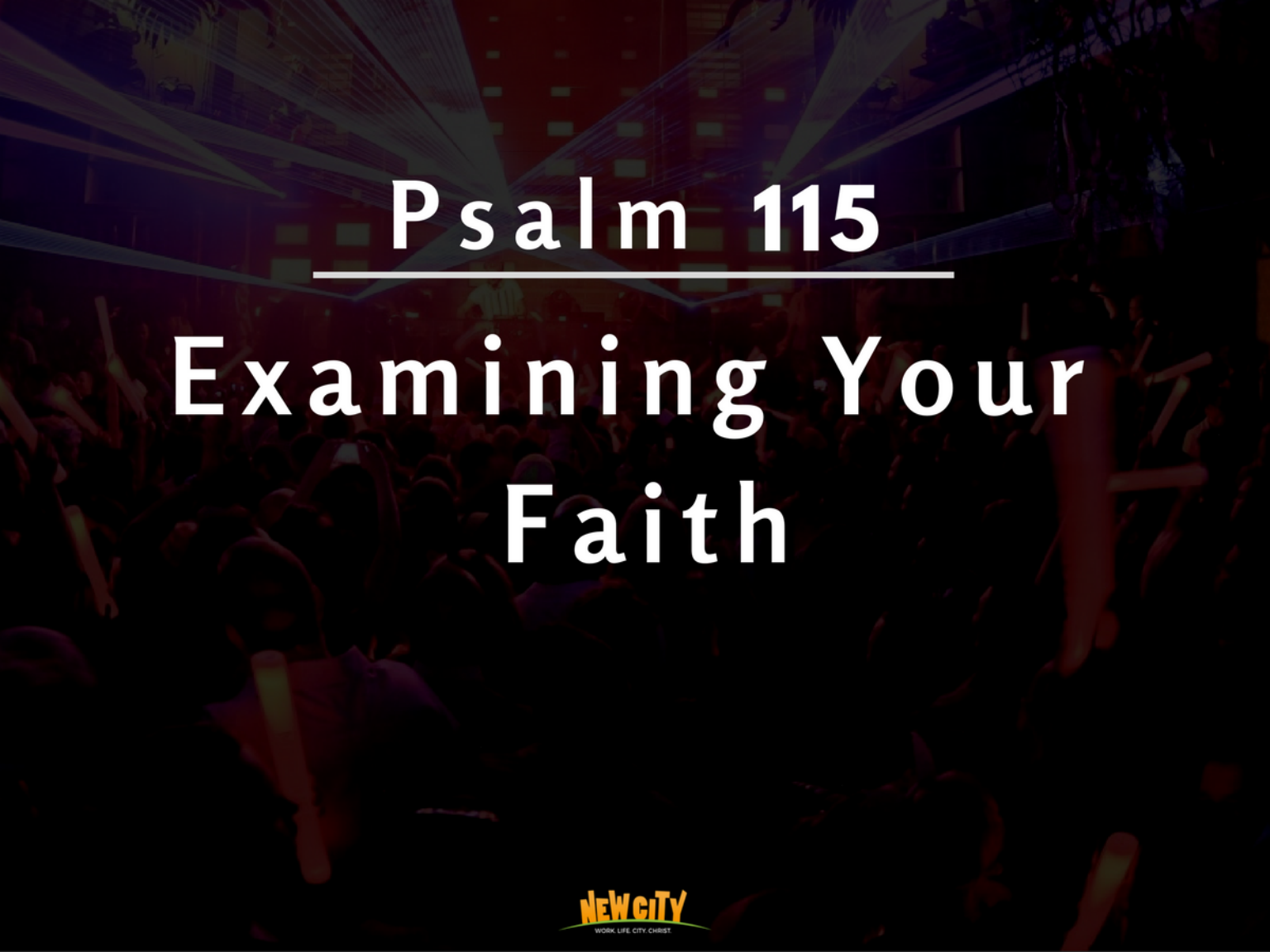 Examining Your Faith