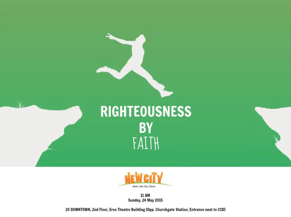 Righteousness by Faith - Ben Mathew Image